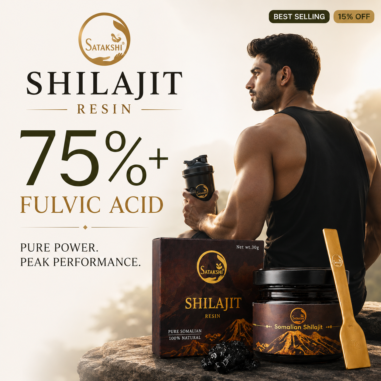 100 % Pure  Shilajit Resin