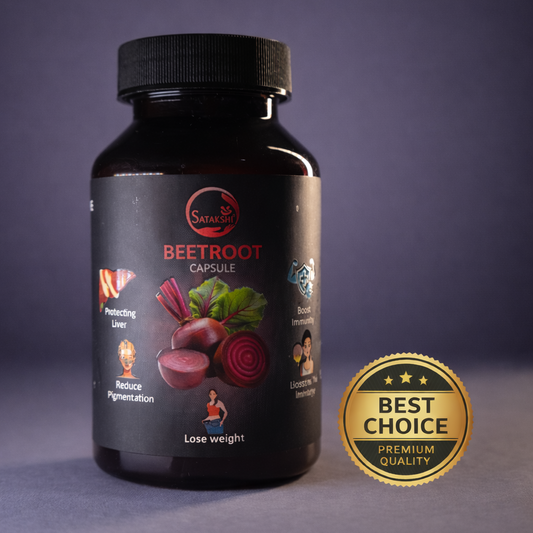 Satakshi Beetroot -Plant-Based Supplement 60 Veg. Capsule