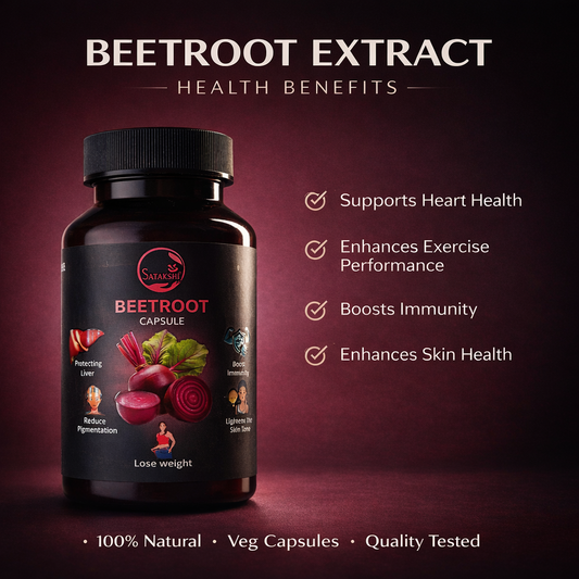 Satakshi Beetroot -Plant-Based Supplement 60 Veg. Capsule