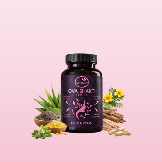 Satakshi Ova Shakti Veg. Capsules ( PCOD & PCOS) 3 Month Complete Course